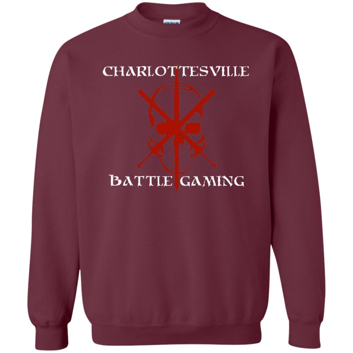 Charlottesville Battle Gaming Gamer T-shirt Maroon