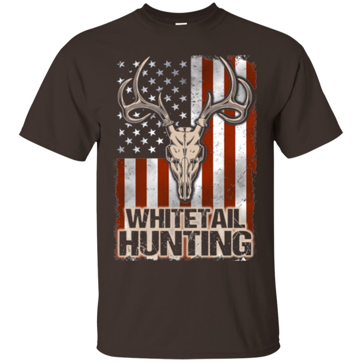 Whitetail Hunting T-shirt Dark Chocolate