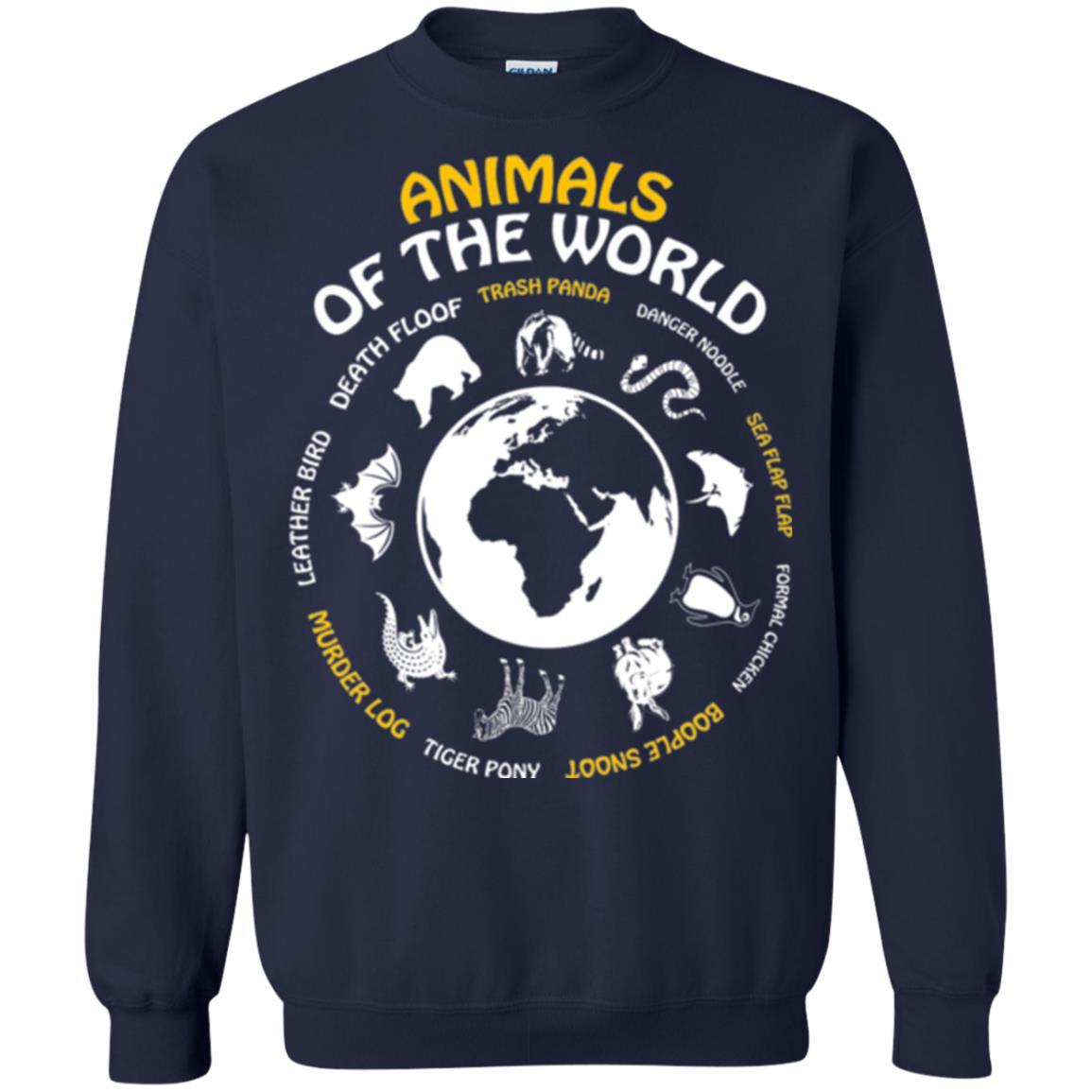 Rare Animals Of The World T-shirt Navy