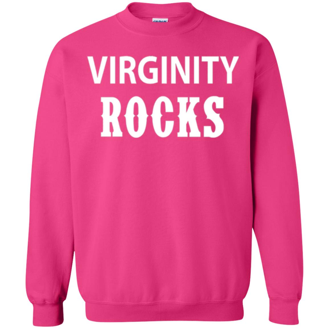 Virginity Rocks T-shirt Heliconia