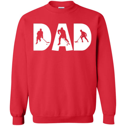 Daddy T-shirt Hockey Lover Red