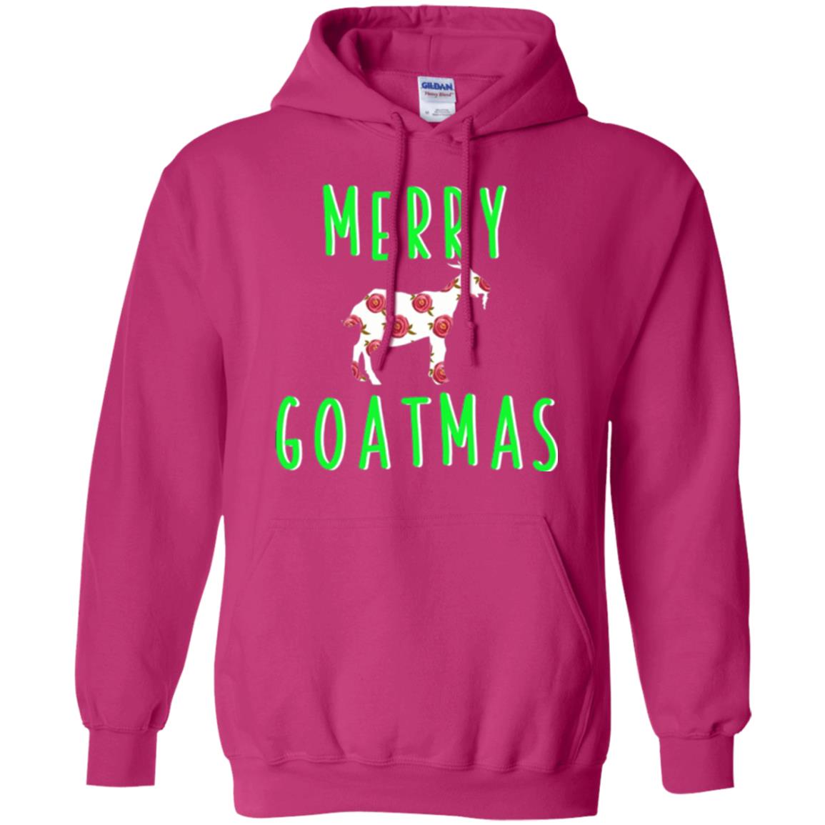 Goat Lovers T-shirt Merry Goatmas Heliconia