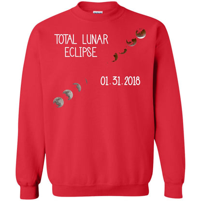 Total Lunar Eclipse 01-31-2018 Celebration Shirt Red