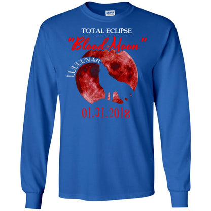 Eclipse T-shirt Total Eclipse Luuuunar Blood Moon Royal