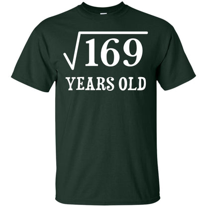 Square Root Of 169 13 Years Old 13th Birthday T-shirt Forest
