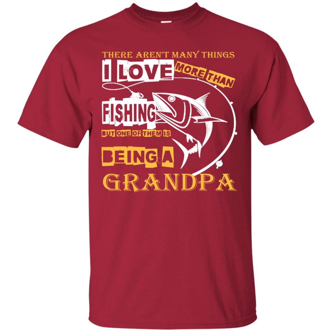 But One Of Them Is Being A Grandpa Papa T-shirt Cardinal