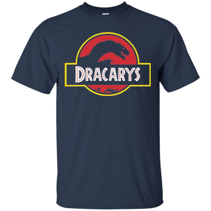 Dinosaur T-shirt Dracarys Dragon Parody Navy