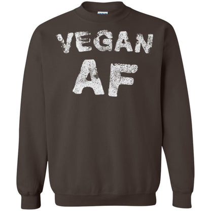 Vegetarian T-shirt Vintage Vegan Af T-shirt Dark Chocolate