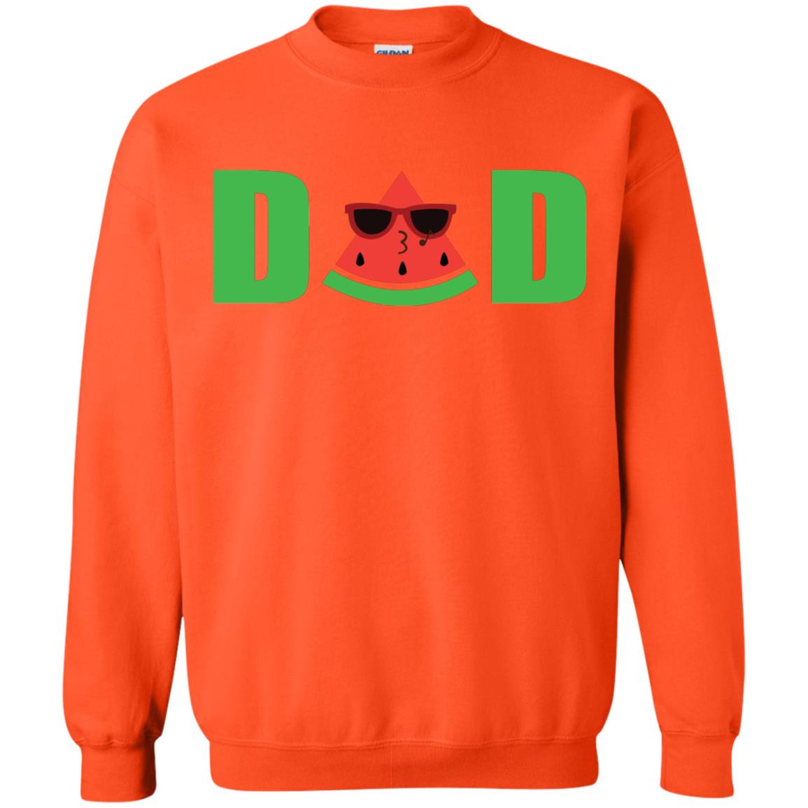 Dad Watermelon Funny Summer Melon Fruit Shirt For Daddy Orange