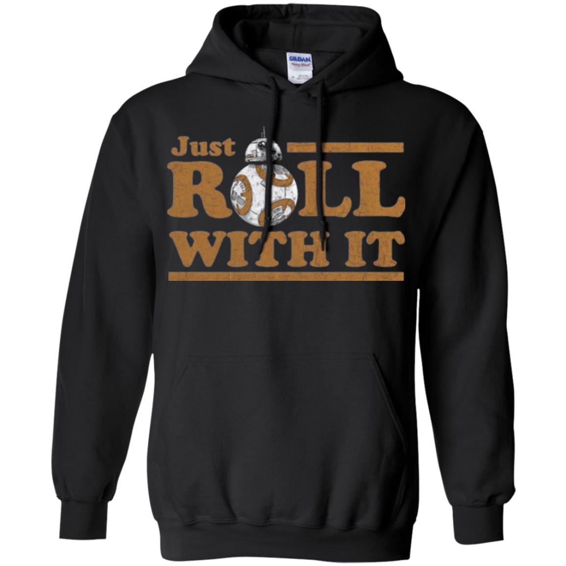 Movie T-shirt Just Roll With You Black