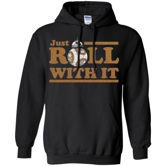 Movie T-shirt Just Roll With You Black