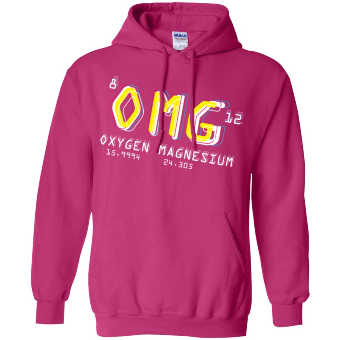 Funny Science Class T-shirt Omg Oxygen Magnesium Heliconia