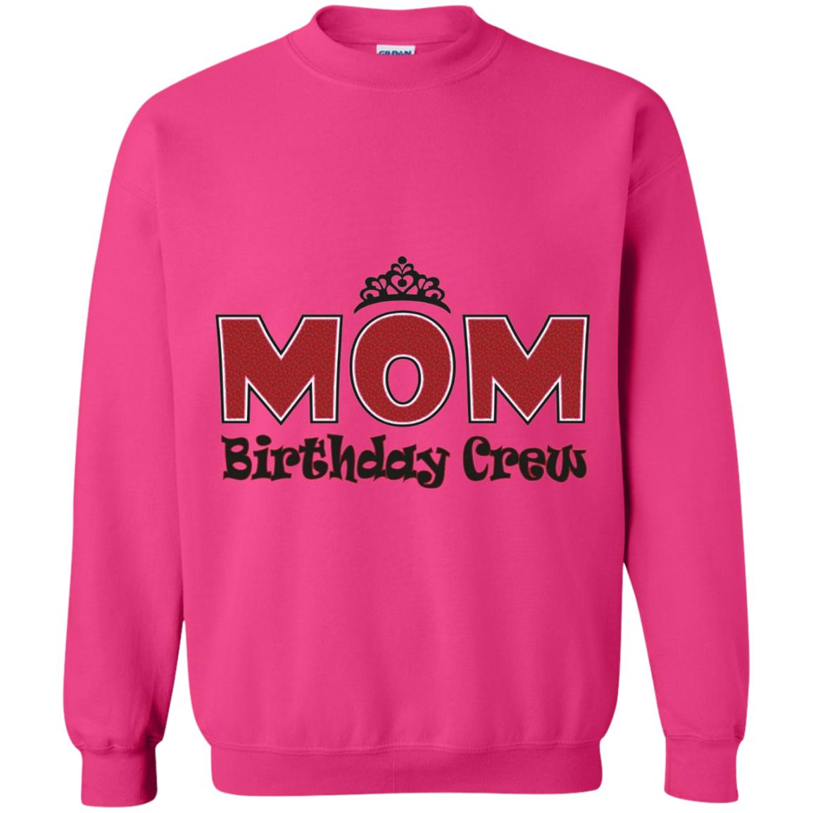 Mom Birthday Crew T-shirt Birthday Party Heliconia