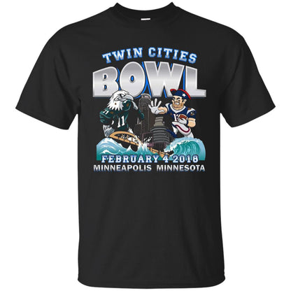 Football Lover T-shirt Twin Cities Bowl Black