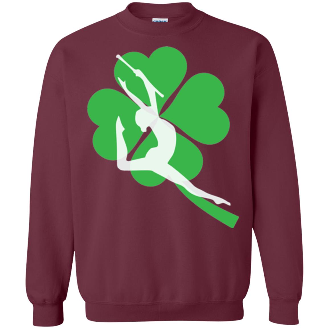 Baton Twirling Lover Saint Patrick's Day Maroon