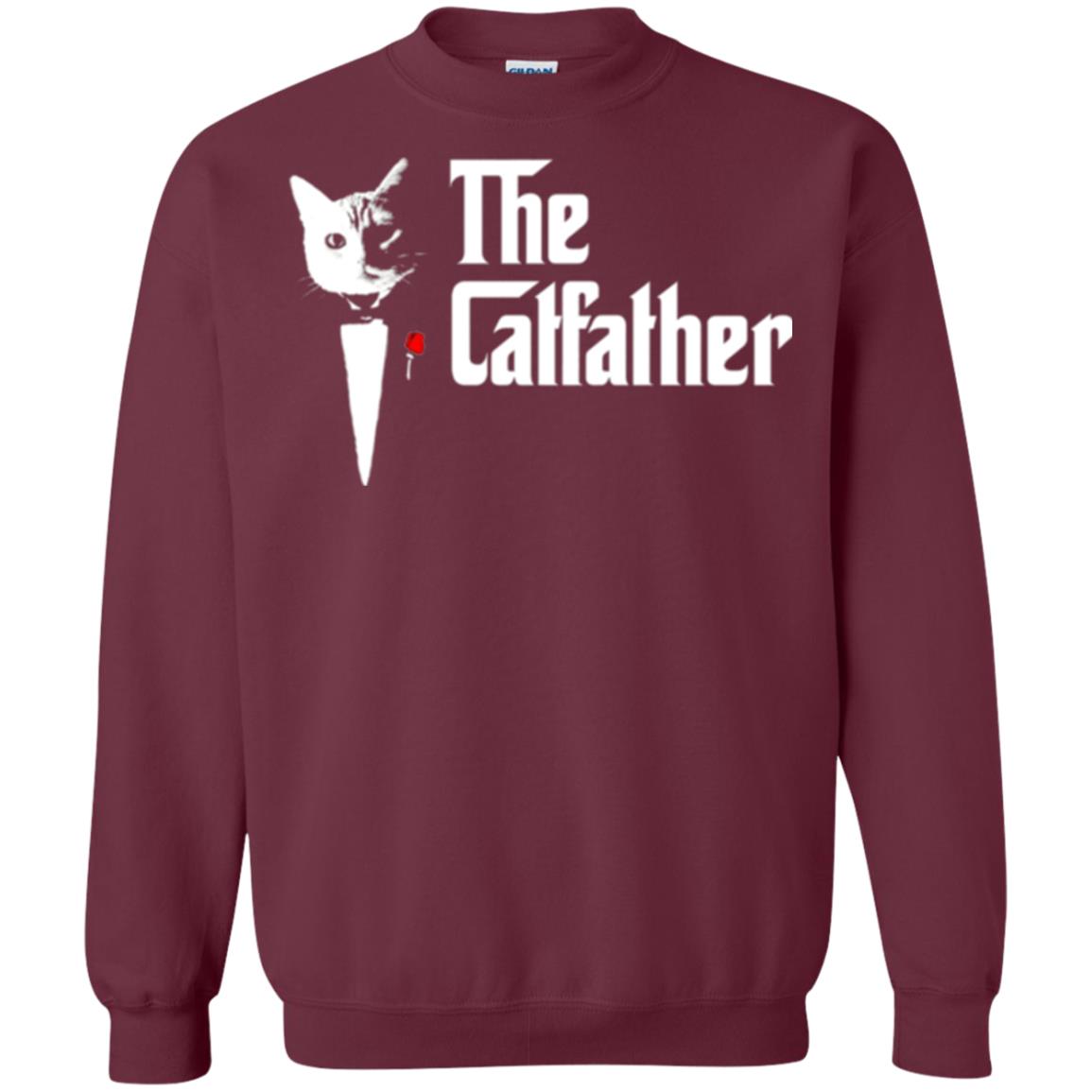 Daddy T-shirt The Catfather Maroon