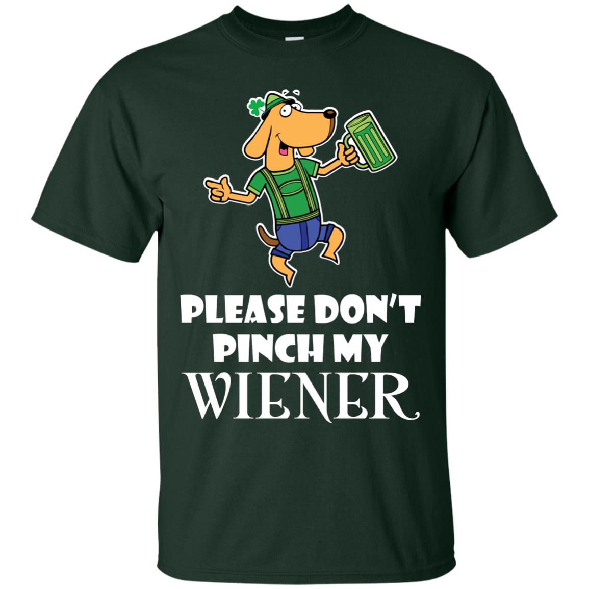 Please Don’t Pinch My Wiener Dog Lover Gift Shirt Forest