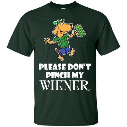 Please Don’t Pinch My Wiener Dog Lover Gift Shirt Forest