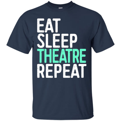 Actor T-shirt Eat Sleep Theatre Repeat T-shirt Navy