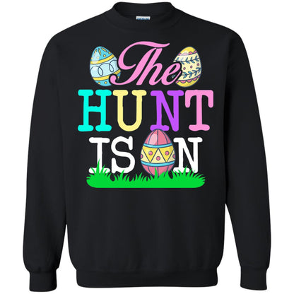 Easter Shirt The Hunt Is On Black