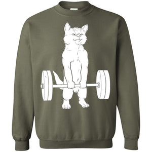 Gymming Lovers T-shirt Cat Deadlift Powerlifting