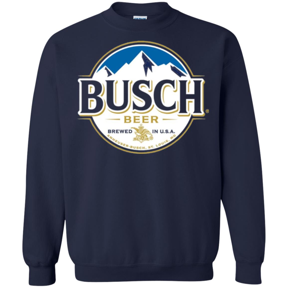 Beer Lovers T-shirt Busch Beer Navy