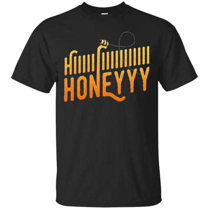 Bee T-shirt Hi Honey T-shirt Black