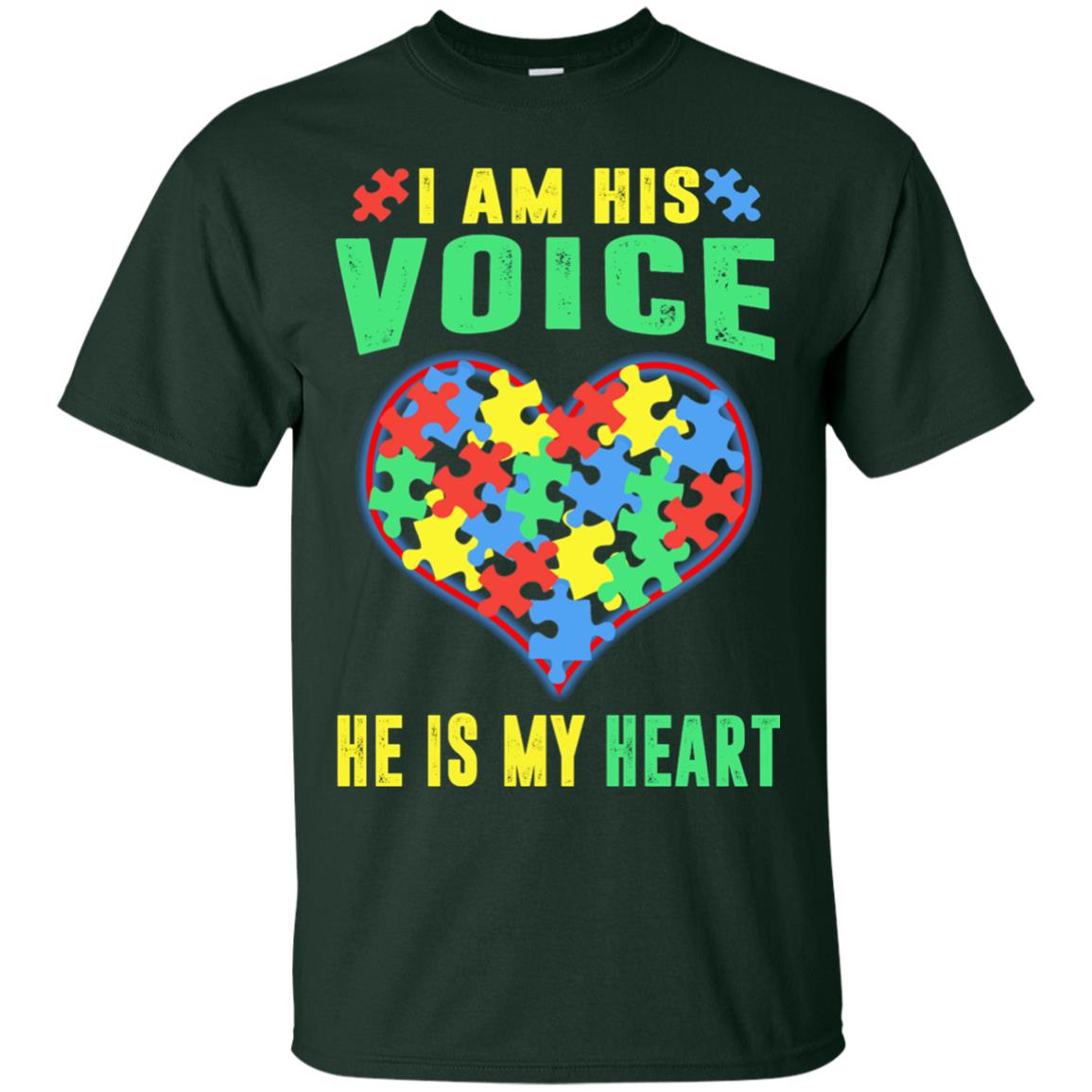 Autism Awareness Shirt He Is My Heart Forest