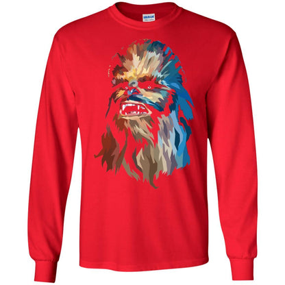 Chewbacca Art T-shirt Red
