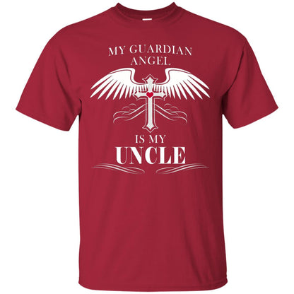 Uncle T-shirt My Guardian Angel Is My Uncle Cardinal