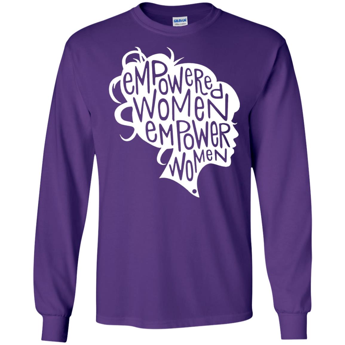 Women_s Right T-shirt Feminist Empowered Women March Hot 2017 Purple