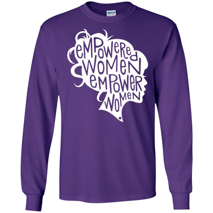 Women_s Right T-shirt Feminist Empowered Women March Hot 2017 Purple