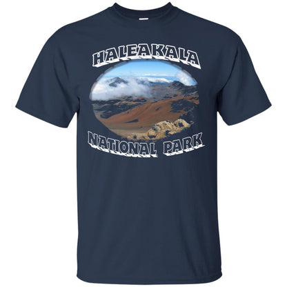Mountain T-shirt Haleakala National Park Volcoana Navy