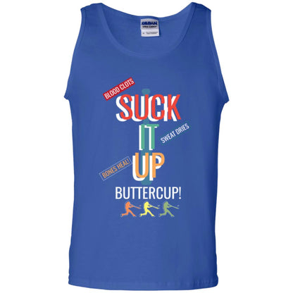 Softball Lover T-shirt Suck It Up Buttercup Royal