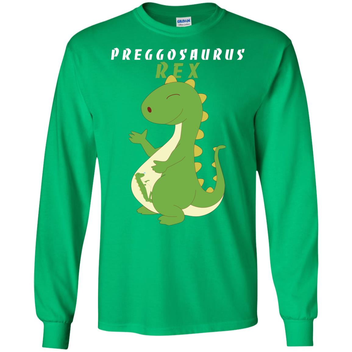 Dinosaur Pregnancy Pregosaurus Shirt Irish Green