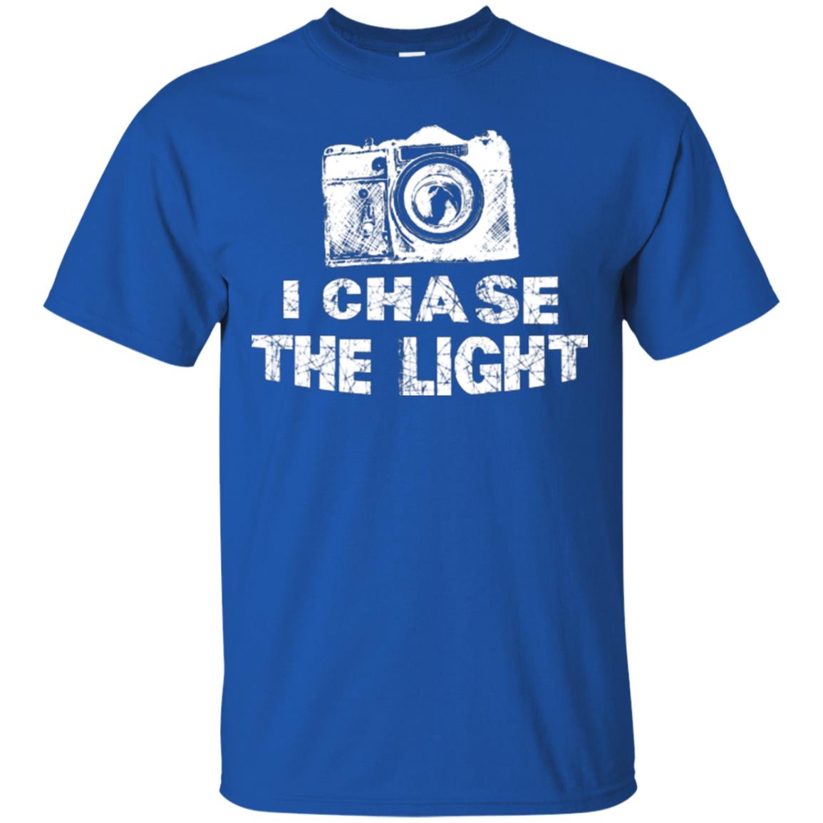 Photographer T-shirt I Chase The Light Royal