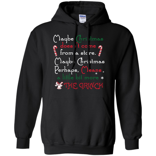 Christmas T-shirt Maybe Christmas Doesn't Come From A Store Black