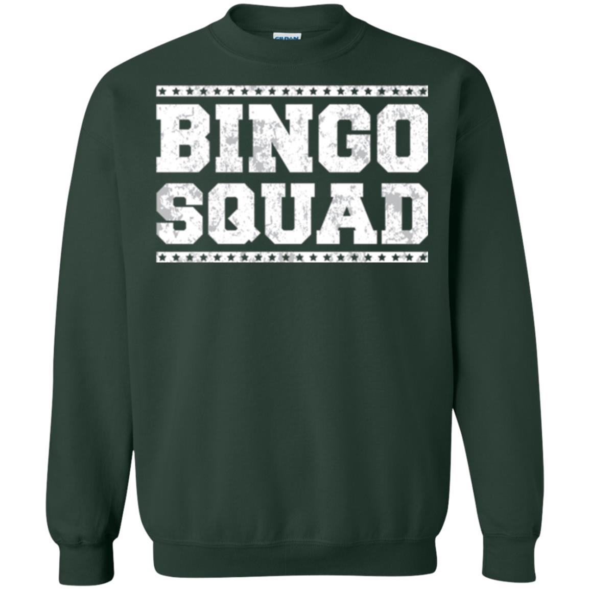 Bingo Squad Distressed Style Lucky Player T-shirt Forest Green