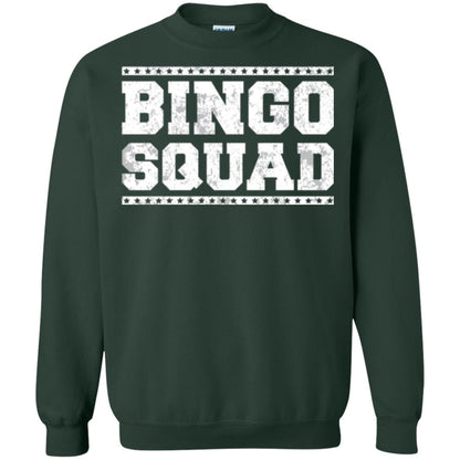 Bingo Squad Distressed Style Lucky Player T-shirt Forest Green