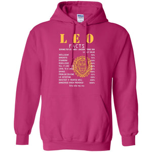 Leo Facts 1 Awesome Zodiac Sign Gift Shirt For Leo Horoscope