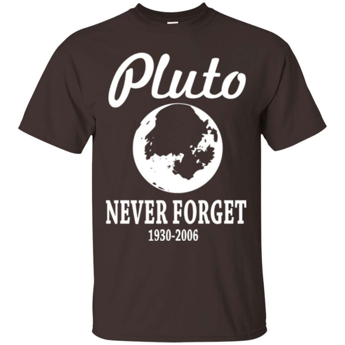 Pluto Never Forget T-shirt Dark Chocolate