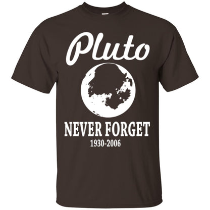 Pluto Never Forget T-shirt Dark Chocolate