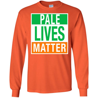 Saint Patrick_s Day T-shirt Pale Lives Matter Orange