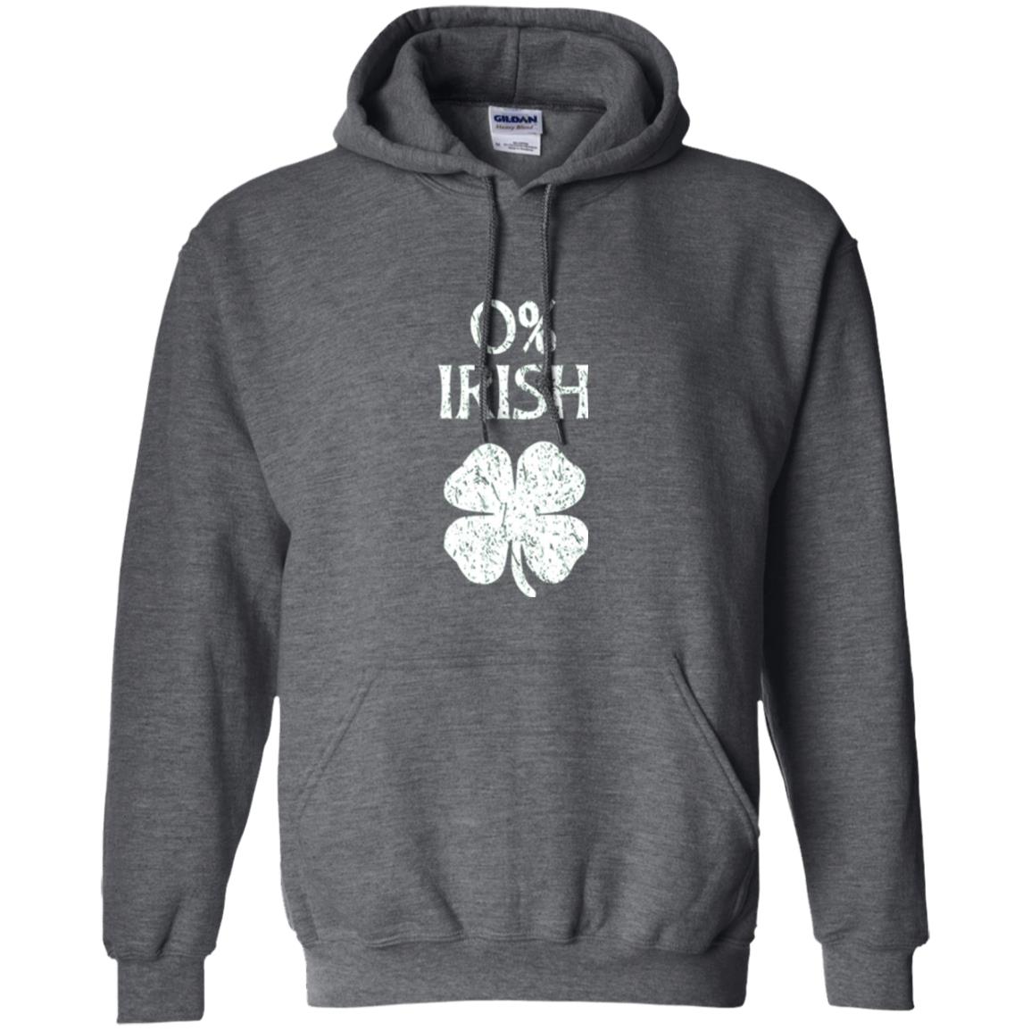 St. Patrick Day T-shirt Shamrocks 0_ Irish Vintage Dark Heather
