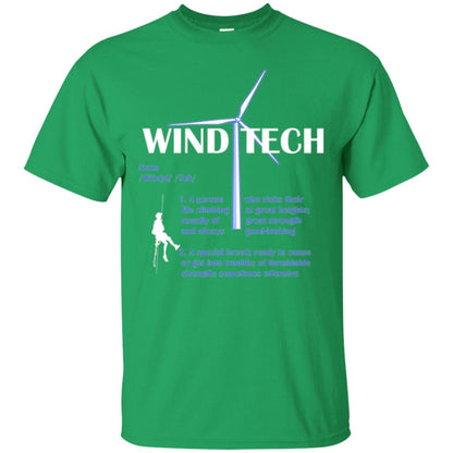 Wind Tech Definition T-shirt Irish Green