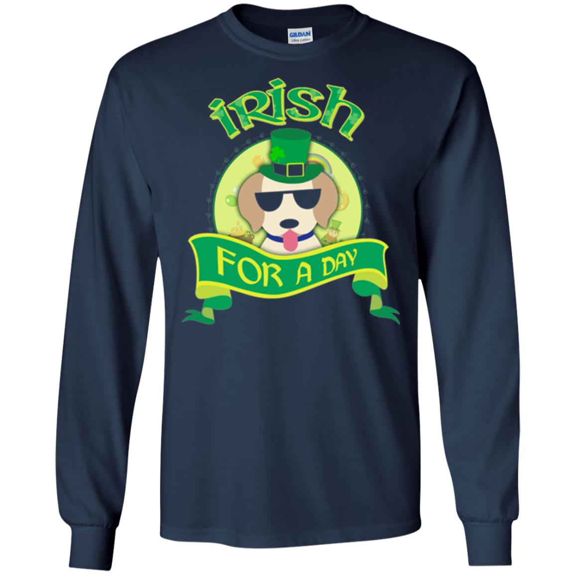 Saint Patrick_s Day 2018 T-shirt Amazing I_m Irish Labrador Navy
