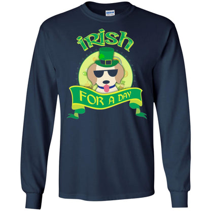 Saint Patrick_s Day 2018 T-shirt Amazing I_m Irish Labrador Navy