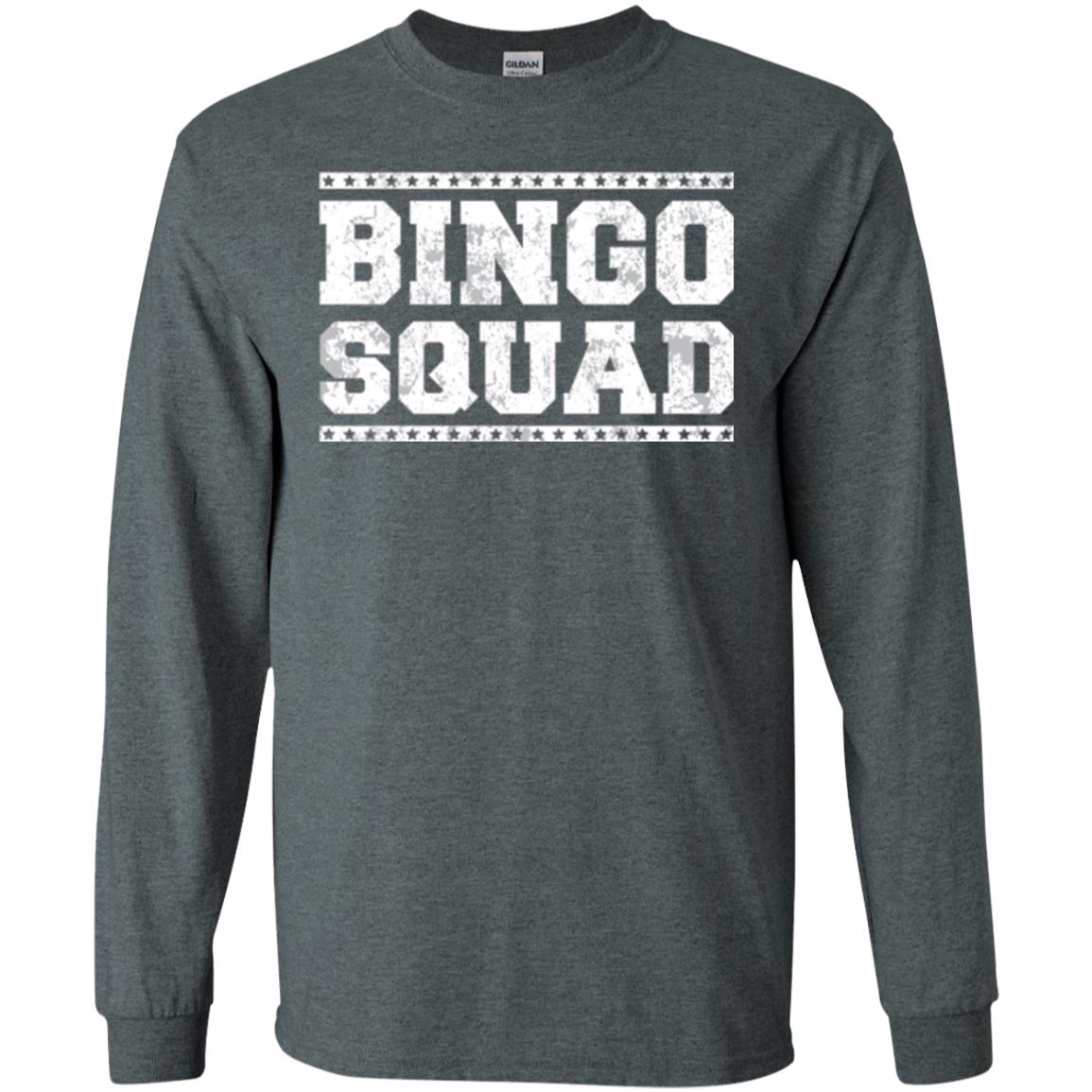 Bingo Squad Distressed Style Lucky Player T-shirt Dark Heather