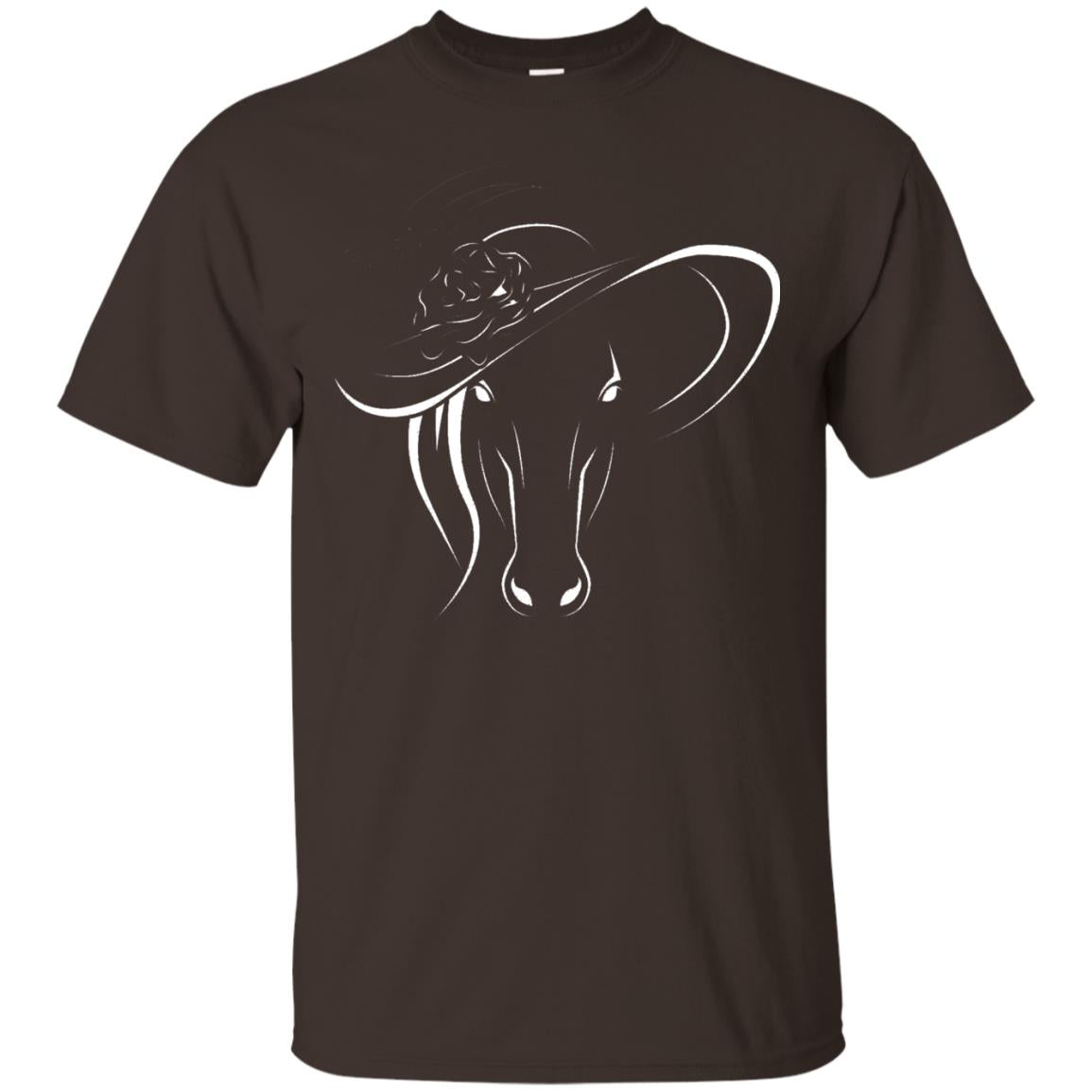 Derby Horse In Derby Womens Hat Derby Shirt Dark Chocolate