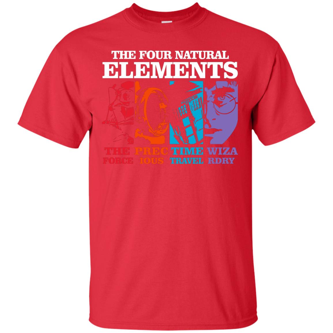 The Four Natural Elements The Force Precious Time Travel Wizardry Red